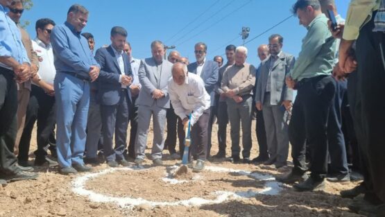 آئین کلنگ‌زنی پایگاه اورژانس جاده‌ای محمد بن جعفر طیار (ع) با حضور مسئولین برگزار شد