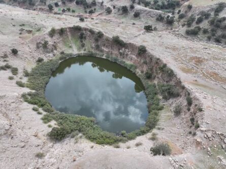 شناسایی پهنه آبی ناشناخته (فروچاله) در سالند دزفول