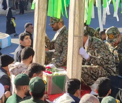 بازگشت پیکر مطهر شهید پس از ۴۳سال