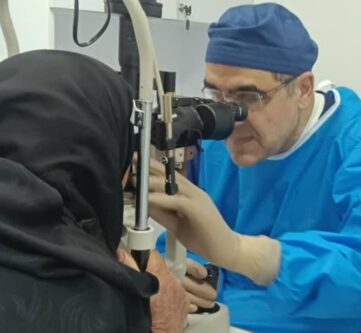 جراحی رایگان چشم در مناطق محروم دزفول توسط وزیر سابق بهداشت