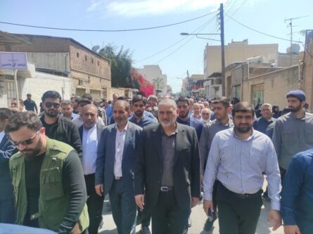 برگزاری راهپیمایی بزرگ روز قدس در دزفول