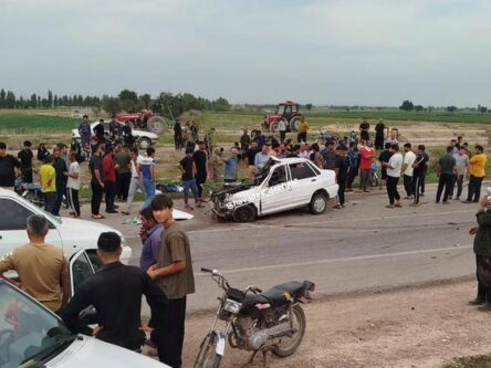 تصادف شدید در شهرستان دزفول با دو کشته و یک مصدوم