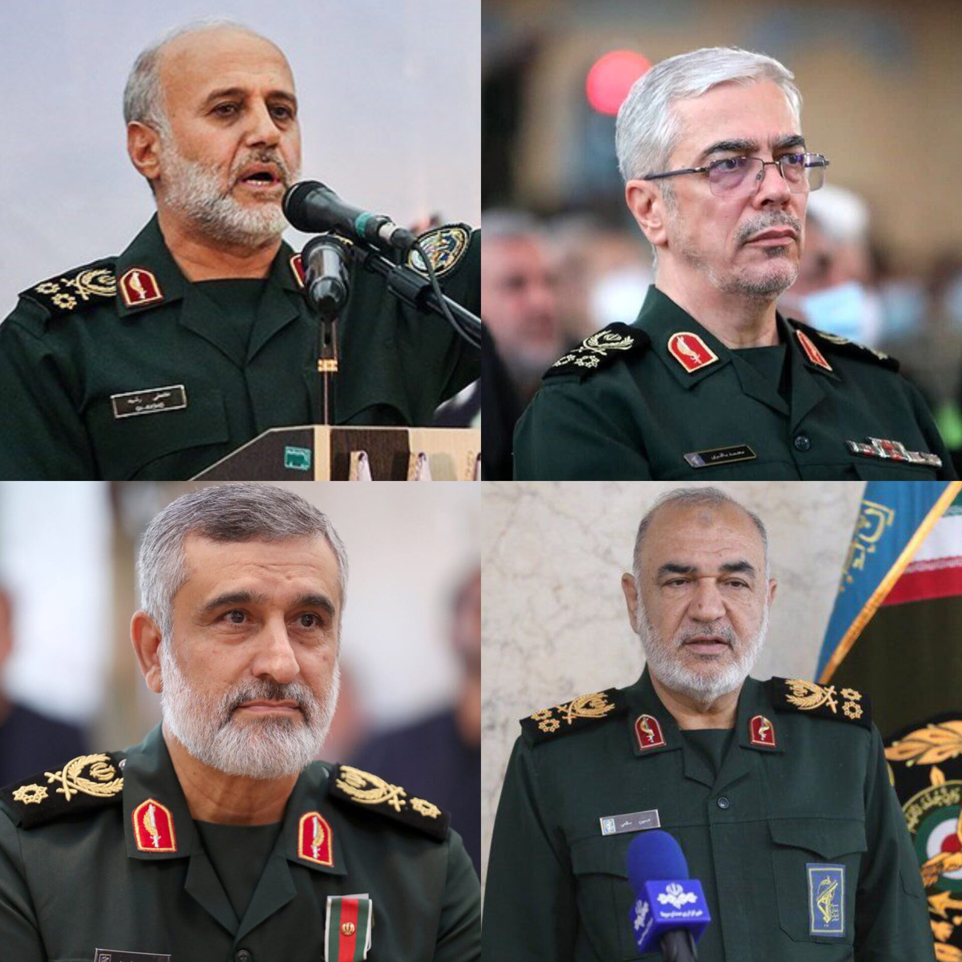شهادت فرماندهان ارشد کشور